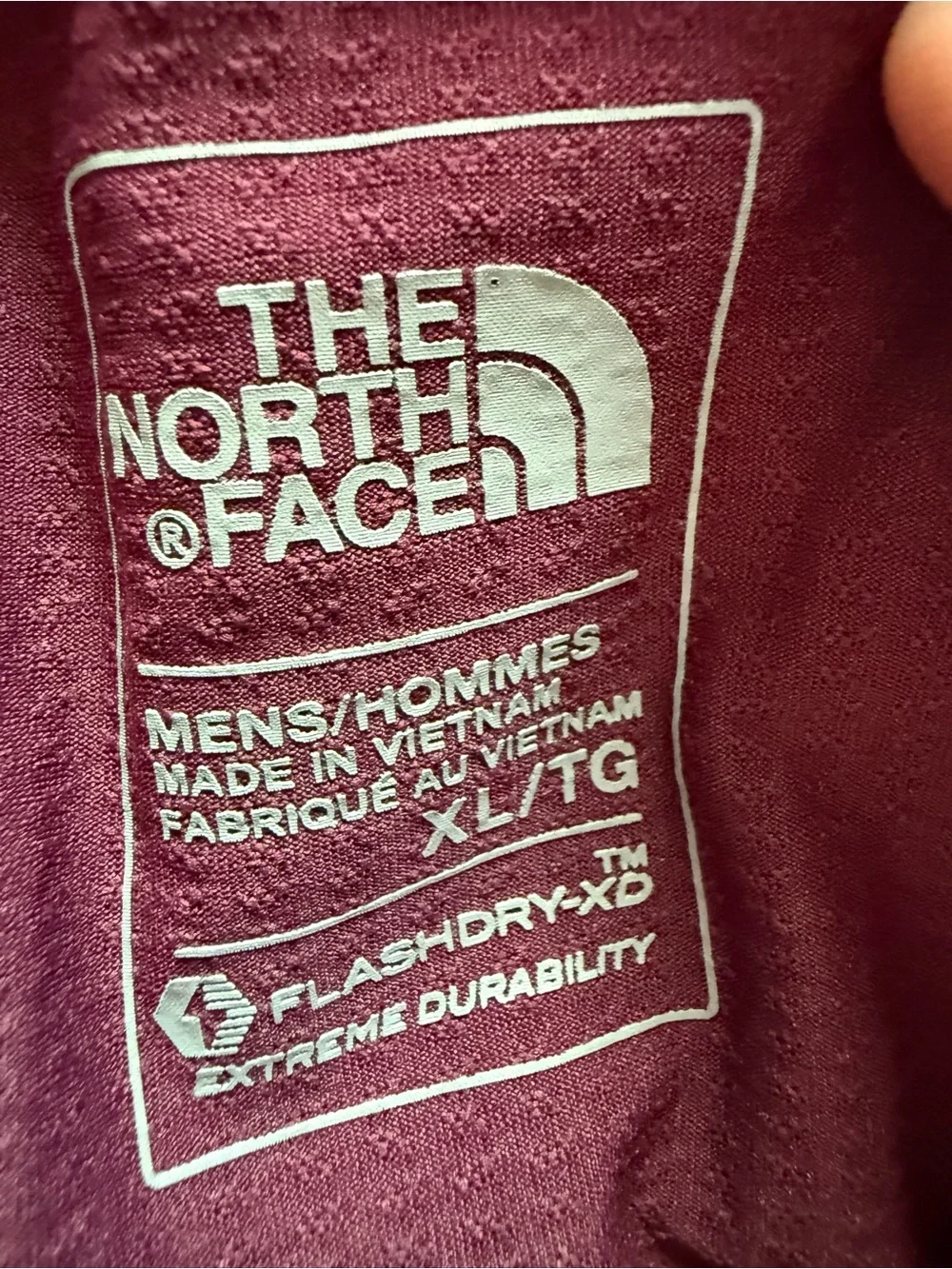The North Face Men’s FlashDry-XD Long Sleeve Quarter Zip Up Pullover. Size XL